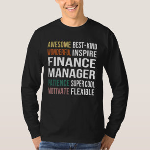 Finance Manager Appreciation T-Shirt