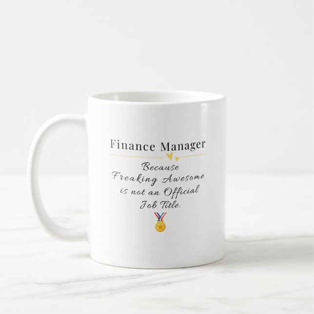 Finance Manager Coffee Mug (Left)