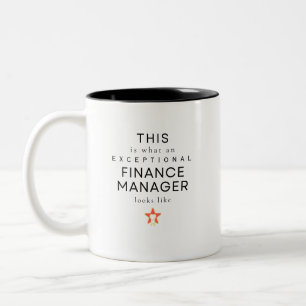 Finance Manager Two-Tone Coffee Mug