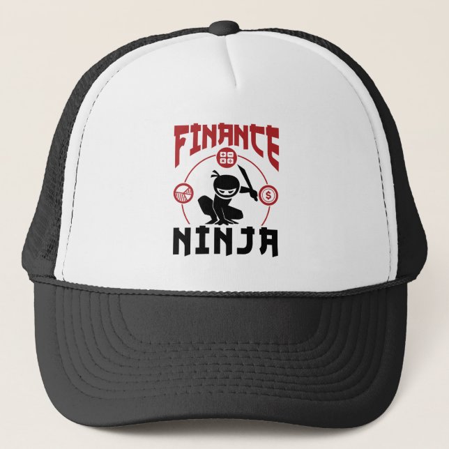 Finance Ninja Department Appreciation Trucker Hat (Front)