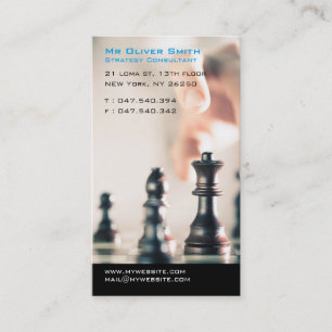 Finance or Business Strategy Consultant Business Card
