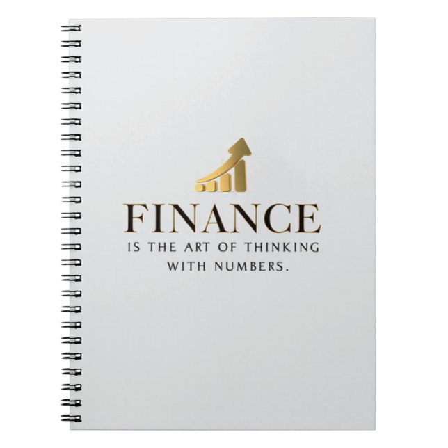 Finance — The Art of Thinking with Numbers Notebook (Front)