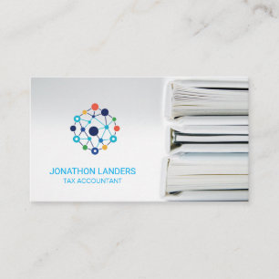 Financial Accountant   Binders Business Card