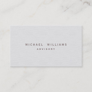 Financial adviser - Professional elegant target Business Card