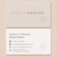 Financial Advisor Blush Pink Minimalist Luxury