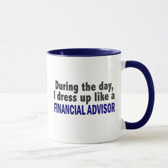 Financial Advisor During The Day Mug (Right)