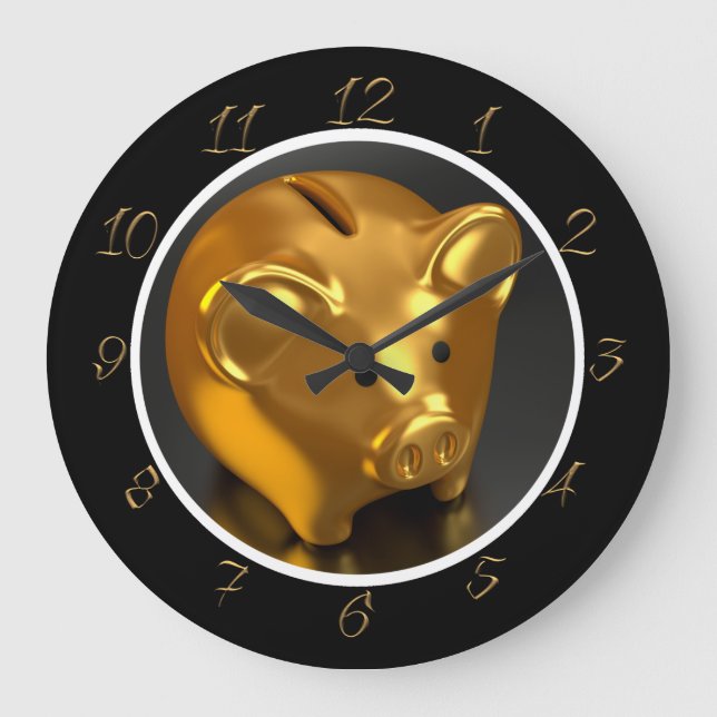 Financial advisor large clock (Front)