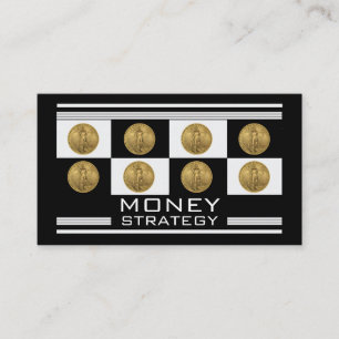 Financial Advisor Money Strategy Wealth Management Business Card