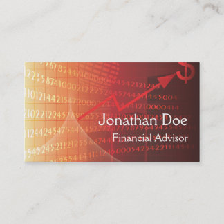 Financial Advisor Personal Card
