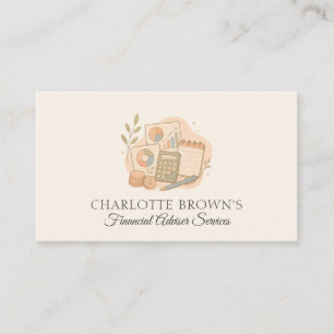 Financial Advisor Wealth Investment Retirement Business Card