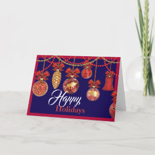 Financial Advisors Personalized Holiday Folded Card