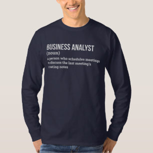 Financial Analyst Definition Shirt