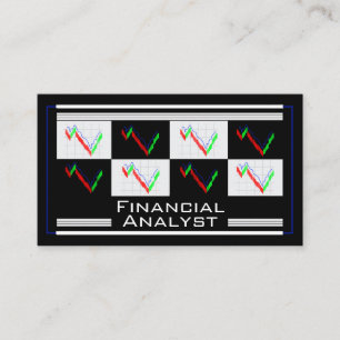 Financial Analyst Money Strategy Wealth Management Business Card