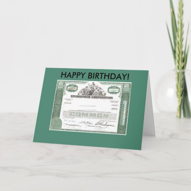 Financial Birthday Card (Front)