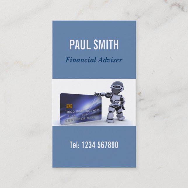 Financial Business Card (Front)