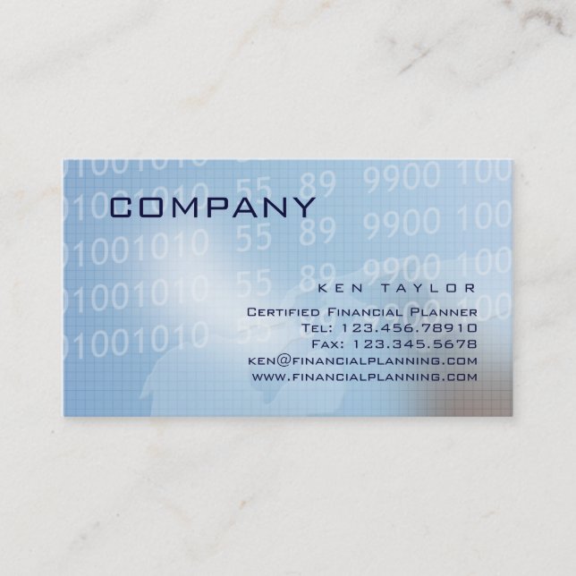 Financial / Computer Technical Business Card (Front)