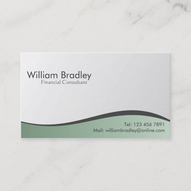 Financial Consultant - Business Cards (Front)