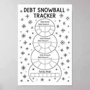 Financial Debt Snowball Tracker  Poster