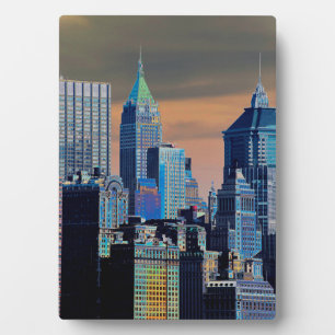 Financial District Lower Manhattan Poster Plaque