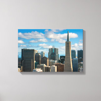 Financial District Skyline of San Francisco Canvas Print