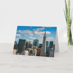 Financial District Skyline of San Francisco Card