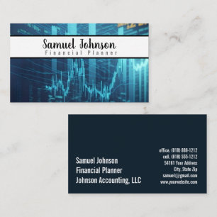 Financial Planner Accountant Wealth Management Business Card