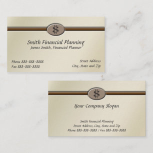 Financial Planner Business Card
