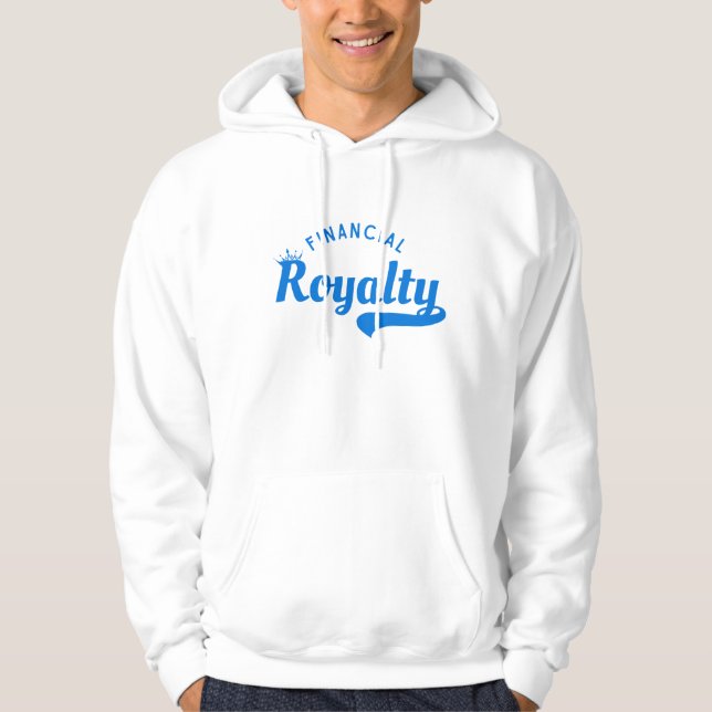 Financial Royalty™ Crowned Hustle for Visionaries Hoodie (Front)