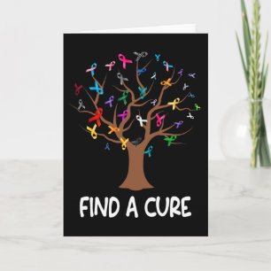 Find A Cure All Cancer Awareness World Cancer Day Card
