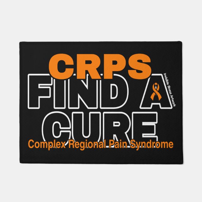 FIND A CURE/BOLD...CRPS DOORMAT (Front)
