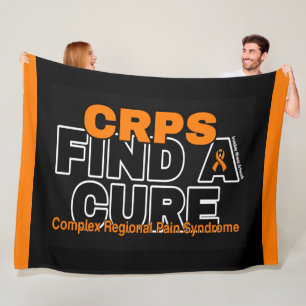 FIND A CURE/BOLD...CRPS FLEECE BLANKET
