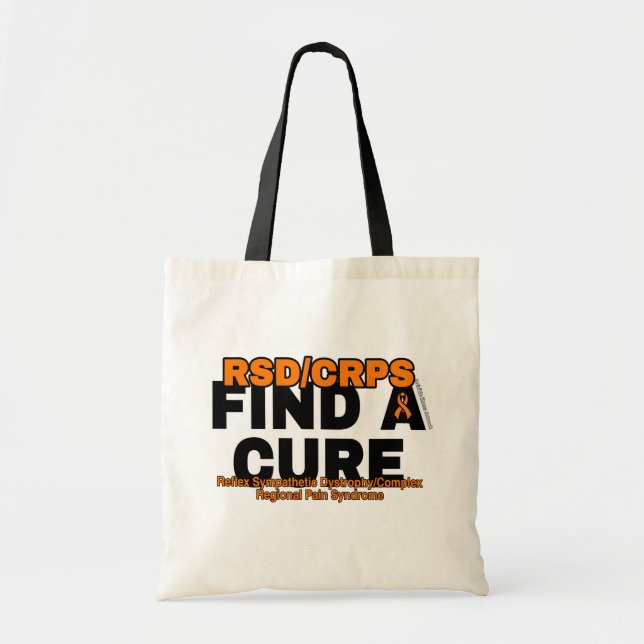FIND A CURE/BOLD...RSD/CRPS TOTE BAG (Front)