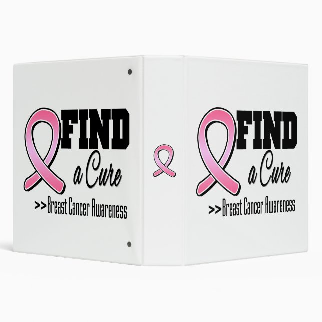 Find a Cure Breast Cancer Binder (Background)
