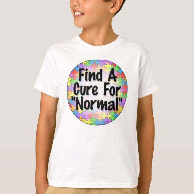 Find A Cure For Normal T-Shirt (Front)