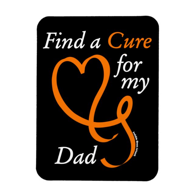 Find a Cure/Heart/Dad...RSD/CRPS Magnet (Vertical)