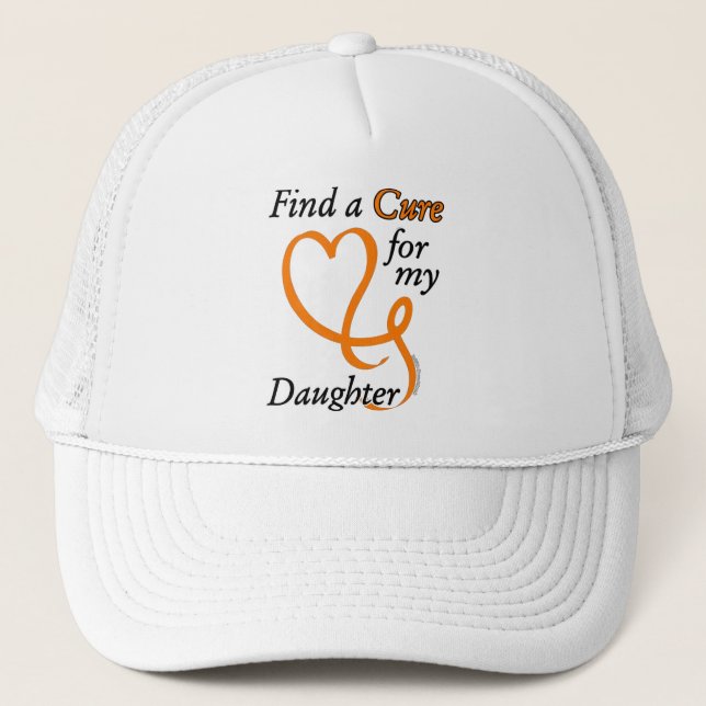 Find a Cure/Heart/Daughter...RSD/CRPS Trucker Hat (Front)