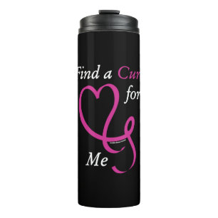 Find a Cure/Heart/Me...Breast Cancer Thermal Tumbler