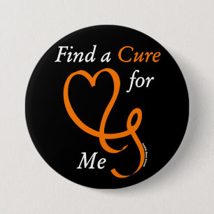 Find a Cure/Heart/Me...RSD/CRPS 3 Inch Round Button