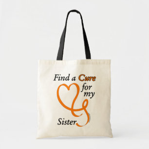Find a Cure/Heart/Sister...RSD/CRPS Tote Bag