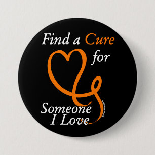 Find a Cure/Heart/Someone I Love...RSD/CRPS 3 Inch Round Button