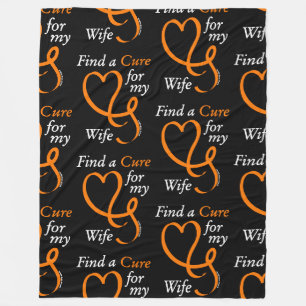 Find a Cure/Heart/Wife...RSD/CRPS Fleece Blanket