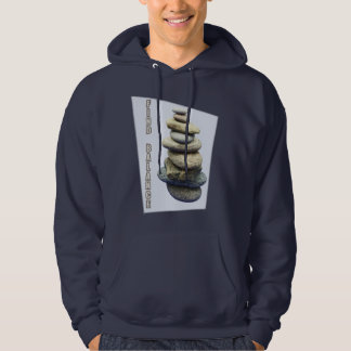 Find Balance Stone Zen Photo Collage Hoodie