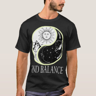 Find Balance Yin Yang  Positive Vibes Yoga Motivat T-Shirt