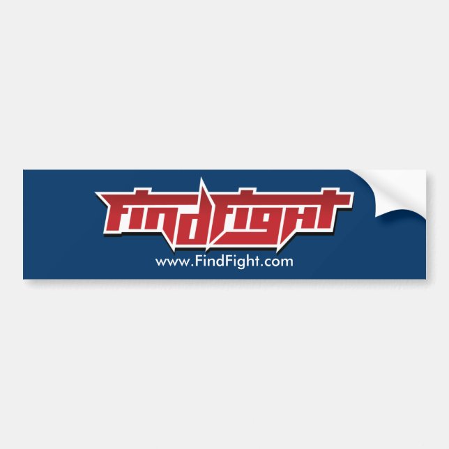 Find Fight Bumper Sticker (Front)