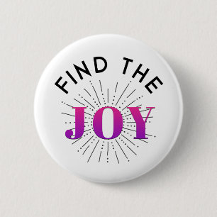 Find Joy 2 Inch Round Button