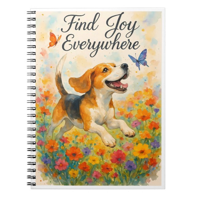 Find Joy Everywhere Notebook (Front)