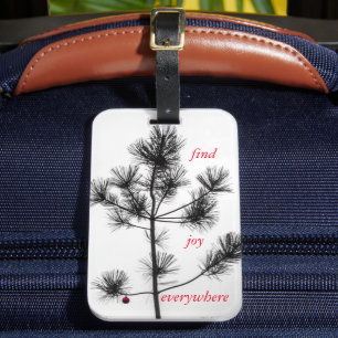 Find Joy Everywhere Travel Luggage Tag
