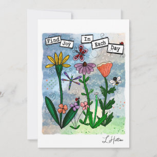 Find Joy in the Day   Art Card