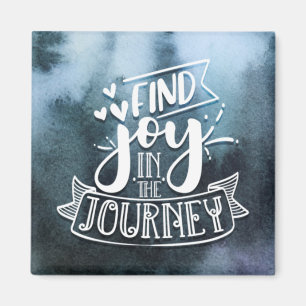 Find Joy In The Journey 2 Inch Square Magnet