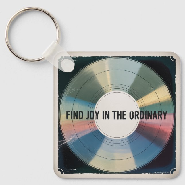 Find Joy In The Ordinary Keychain (Front)
